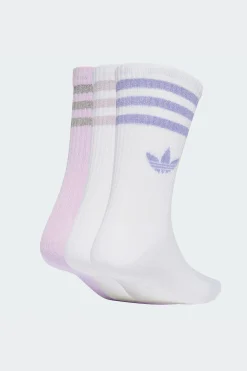 Calcetines Clásicos Con Purpurina 3 Stripes (3 Pares) adidas