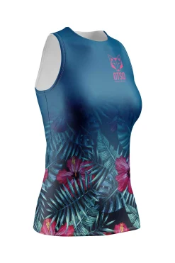 Camiseta Sin Manga Tropical Dark