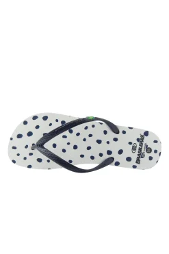 Chanclas De Playa Brasileras,printed 21 Topos