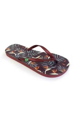 Chanclas De Playa Brasileras,printed Tropicolo,hecho En Brazil