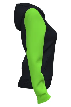 Chaqueta Con Capucha Joma Academy IV Negro Verde Flúor