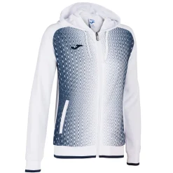 Chaqueta Con Capucha Joma Supernova Blanco Marino