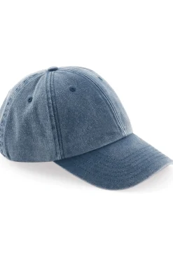 Gorra Estilo Vintage Denim De Perfil Bajo Beechfield