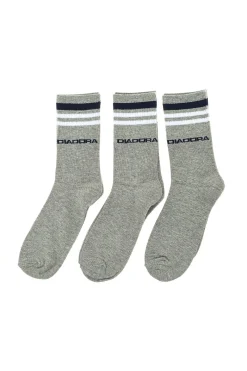 Pack-3 Calcetines Deportivos Caña Alta D9090 Para Hombre-mujer D9090