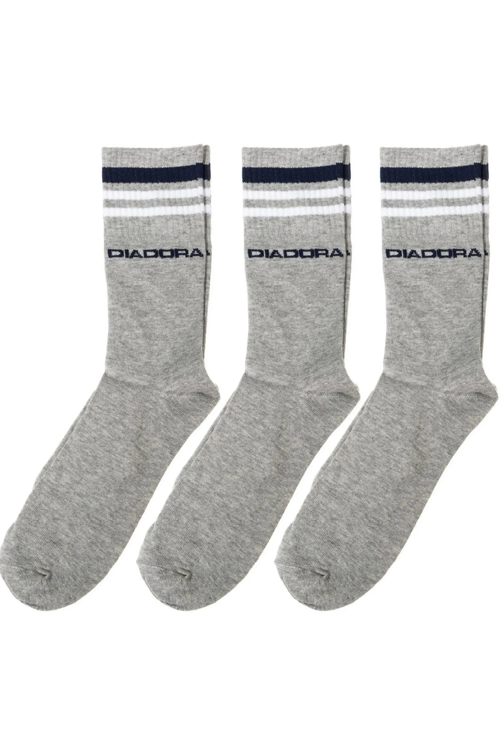 Pack-3 Calcetines Deportivos Caña Alta D9090 Para Hombre-mujer D9090