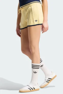 Pantalón Corto De Punto De Trenzado adidas