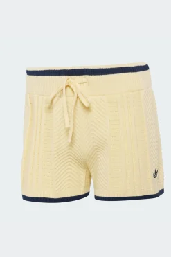 Pantalón Corto De Punto De Trenzado adidas