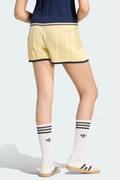 Pantalón Corto De Punto De Trenzado adidas