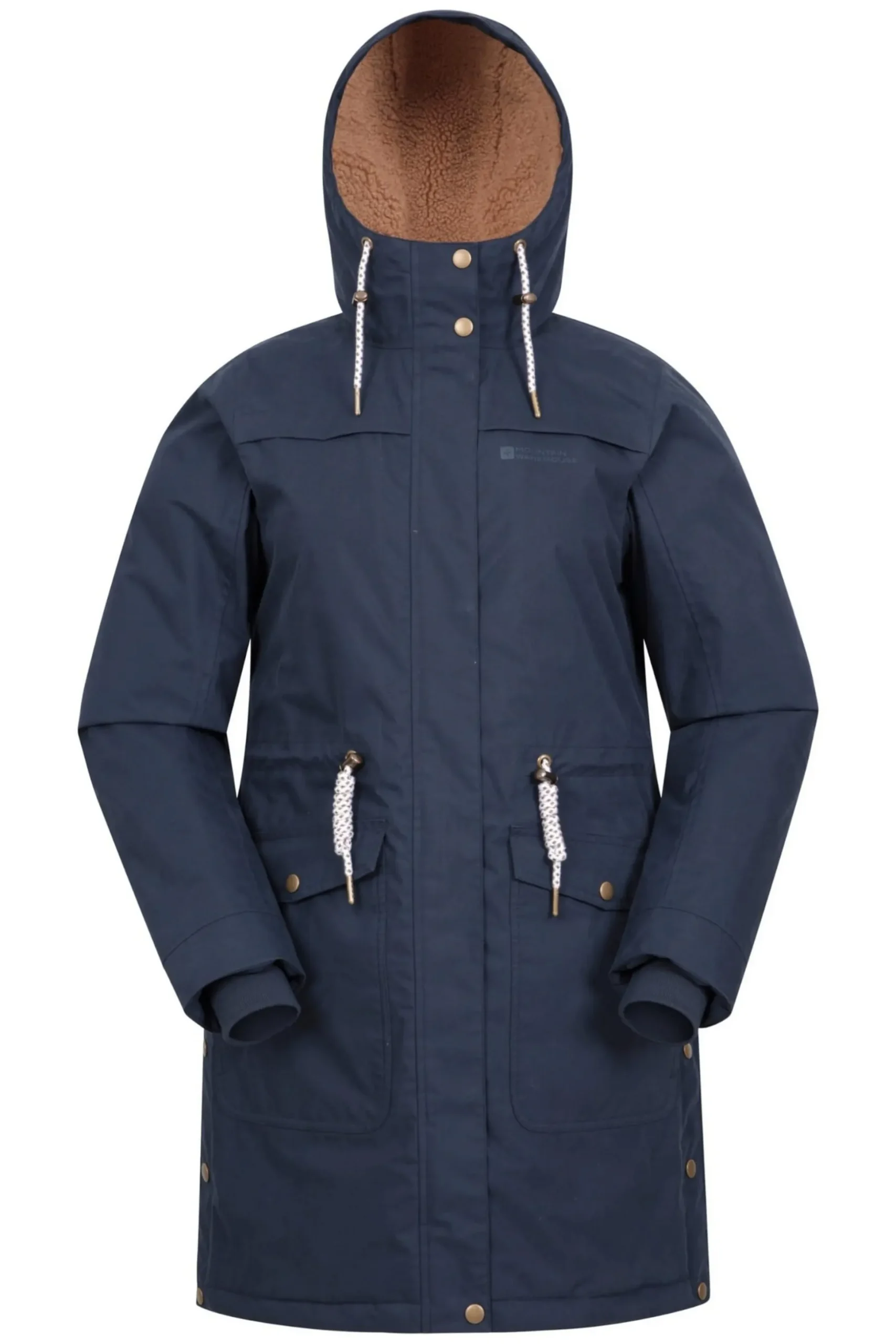 Parka Impermeable De Forro De Borreguito Mountain Warehouse Acorn