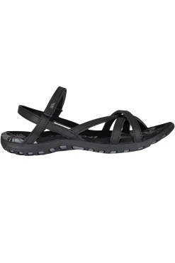 Sandalias De Cuero Tira Adhesiva, Slipon, Correas En Tobillo Trespass Kimbra