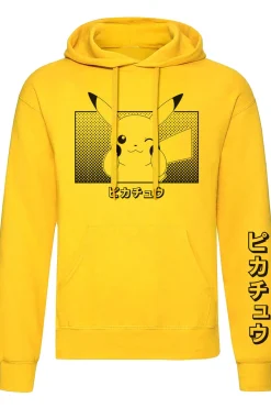 Sudadera Con Capucha Pokémon Pikachu Katakana
