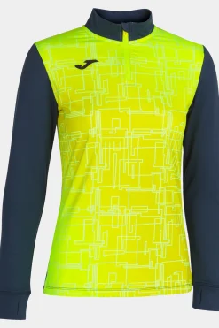 Sudadera Joma Elite VIII Marino Amarillo Flúor