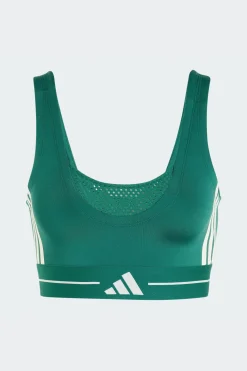 Sujetador Hyperglam 3-stripes Color Block De Sujeción Ligera adidas