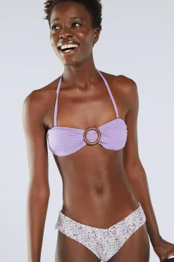 Top Bikini Bandeau Silver