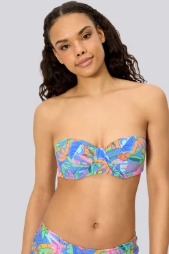 Top Bikini Bandeau Ysabel Mora Estampado