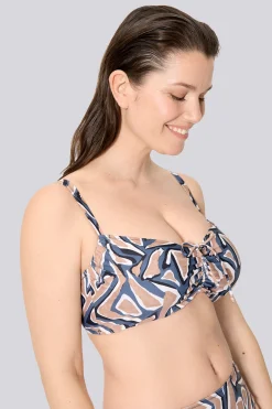 Top Bikini Reductor Ysabel Mora Estampado Copas D Y E