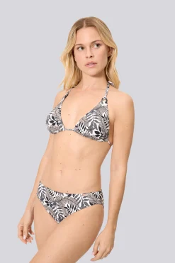 Top Bikini Triángulo Ysabel Mora Hojas Micropiqué Copa B