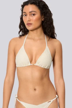 Top Bikini Triángulo Ysabel Mora Tejido Calado
