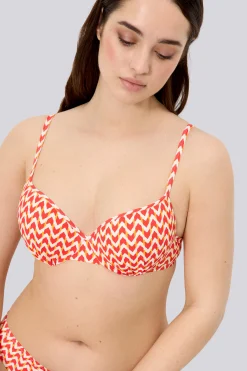 Top Bikini Ysabel Mora Micropiqué Estampado Copa C