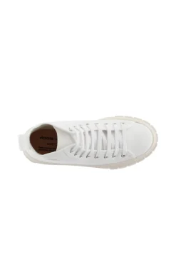 Zapatillas Abotinadas De Lona Victoria Abril Con Sello De Goma Y Suela Gruesa
