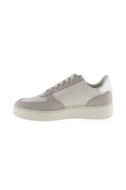 Zapatillas De Efecto Piel Victoria Madrid Con Piezas De Serraje Y Metalizadas En Contraste 1258222