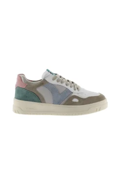 Zapatillas De Efecto Piel Victoria Seul Con Piezas De Serraje