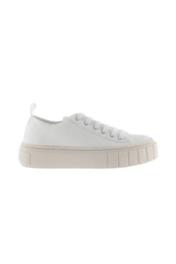 Zapatillas De Lona Victoria Abril Con Sello De Goma Y Suela Gruesa