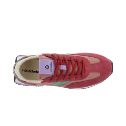 Zapatillas De Nylon Soft Victoria Cosmos Con Piezas De Serraje Al Tono Y Suela En Sierra 1134104