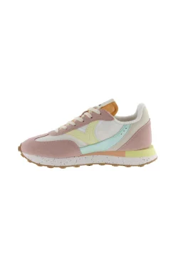Zapatillas De Nylon Victoria Galaxia Estilo Jogger Multicolor Con Interior De Rizo Y Suela Estampada