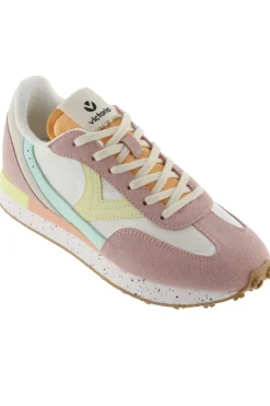 Zapatillas De Nylon Victoria Galaxia Estilo Jogger Multicolor Con Interior De Rizo Y Suela Estampada