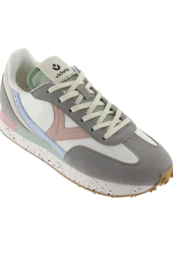 Zapatillas De Nylon Victoria Galaxia Estilo Jogger Multicolor Con Interior De Rizo Y Suela Estampada