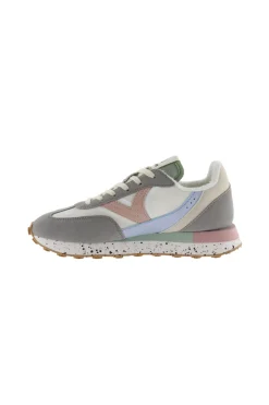 Zapatillas De Nylon Victoria Galaxia Estilo Jogger Multicolor Con Interior De Rizo Y Suela Estampada