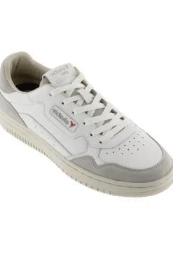 Zapatillas De Piel V. 1985 C80 Retro Classic Con Logotipo Retro Y Trasera En Contraste