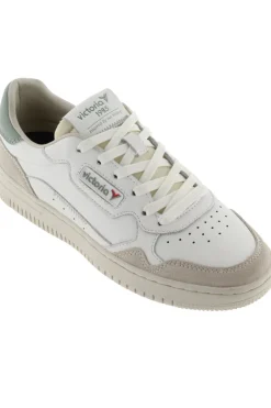 Zapatillas De Piel V. 1985 C80 Retro Classic Con Logotipo Retro Y Trasera En Contraste