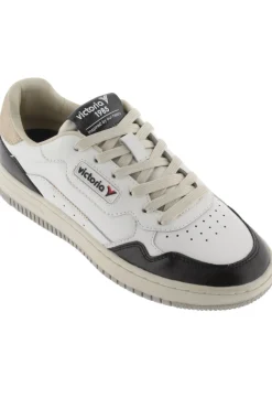 Zapatillas De Piel Victoria 1985 C80 Con Piezas De Efecto Metalizado Y Logotipo Retro 8800112