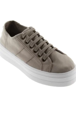 Zapatillas De Plataforma De Lona Tintada Victoria Barcelona