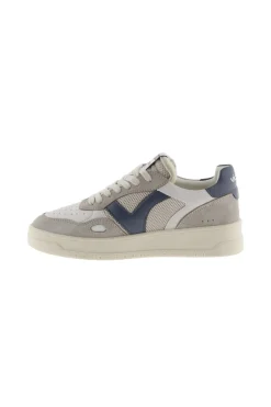 Zapatillas De Rejilla Victoria Seul Con Piezas De Color Y Serraje En Contraste