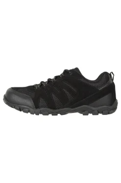 Zapatillas De Senderismo De Ante Atado Elástico Mountain Warehouse Outdoor II