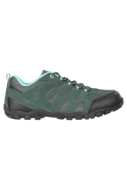 Zapatillas De Senderismo De Ante Atado Elástico Mountain Warehouse Outdoor II